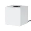 KUB Lampfot E27 9cm Vit