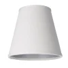 LAMPSKÄRM Linne Klotfäste Vit 17cm
