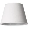 LAMPSKÄRM Linne Klotfäste Vit 20cm