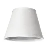 LAMPSKÄRM Linne Klotfäste Vit 14cm
