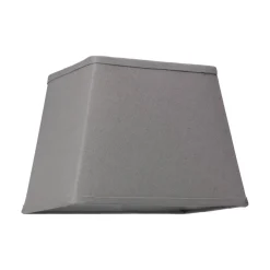 LAMPSKÄRM Linne Ringfäste 16/23,5cm Grå