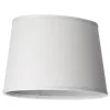 LAMPSKÄRM Linne Ringfäste Oval Vit 25cm