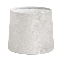 LAMPSKÄRM Sammet 16/14cm Grå