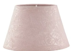 LAMPSKÄRM Sammet 22/14cm Rosa