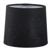 LAMPSKÄRM Sammet 16/14cm Svart