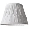 LAMPSKÄRM Veckad Klotfäste Vit 20cm
