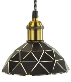 LASERSKUREN Fönsterlampa 15cm Svart/Vit