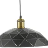 LASERSKUREN Takpendel 32cm Svart/Guld