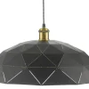LASERSKUREN Takpendel 50cm Svart/Vit