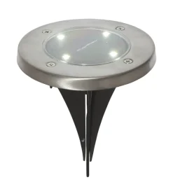 LAWNLIGHT 3-PACK Solcellsljus 2cm Silver IP44