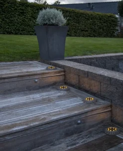 LAWNLIGHT Solcells-spotlight 2-Pack 11cm Grå