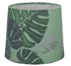 LEAF Lampskärm Tyg 16cm Grön
