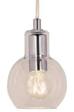 LEAH Fönsterlampa 13cm Krom/Klar