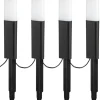 LEON Trädgårdsbelysning 4-Set 23cm Svart