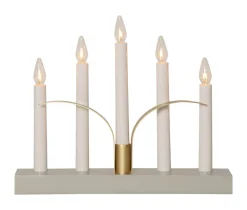 LILJA Ljusstake 5L 30cm Grå