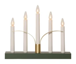 LILJA Ljusstake 5L 30cm Grön