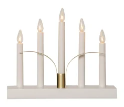 LILJA Ljusstake 5L 30cm Vit