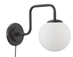 LONDON Vägglampa 21cm Svart