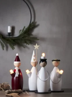 LUCIA CLASSIC Ljusstake 1L 26cm Vit