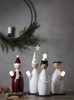 LUCIA CLASSIC Ljusstake 1L 24cm Vit