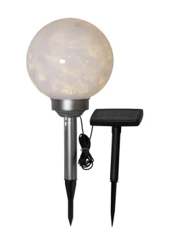 LUNA Solcellsdekoration 37cm Opal IP44