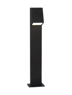 LUTON Stolpbelysning IP44 100cm Svart