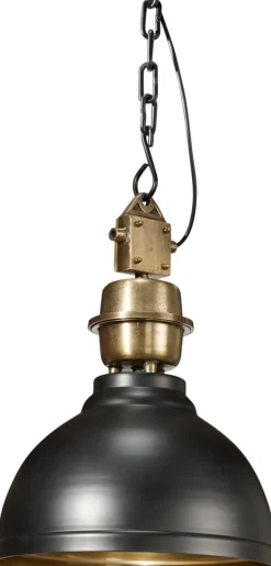 MANCHESTER Taklampa 35cm Svart/Mässing