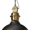 MANCHESTER Taklampa 52cm Svart/Mässing