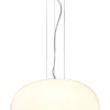 MANET Taklampa 37cm Vit/Krom