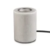 MARBLE Lampfot E27 10,5cm Blank Vit