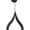 MELILLA HÄNGANDE Solcells-Dekoration 31cm Amber/Svart