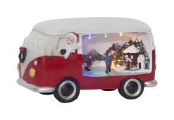 MERRYVILLE Panorama Folkbuss 21cm Röd
