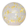 MERRYX-MAS Glasdekoration Batteri 15cm Vit
