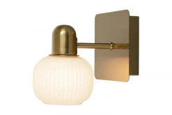 MESSINA Vägglampa 17,5cm Krom/Opalvit IP44