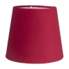 MIA Lampskärm 24/18cm Sammet Klarröd
