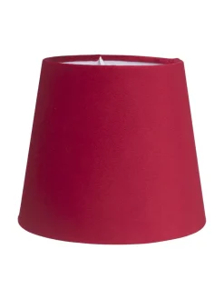 MIA Lampskärm 24/18cm Sammet Klarröd