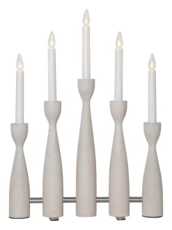 MIDJA 2.0 Ljusstake 5L 47cm Vit
