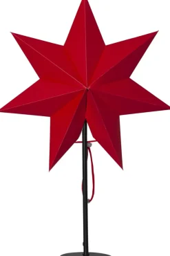 MIXA Stjärna på fot 50cm Röd
