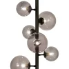 MOLEKYL Taklampa Lodrät 7L 38cm Svart/Rökgrå