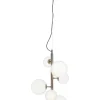 MOLEKYL Taklampa Lodrät 7L 38cm Tenn/Vit