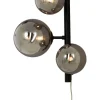 MOLEKYL Vägglampa 36cm Svart/Rökgrå