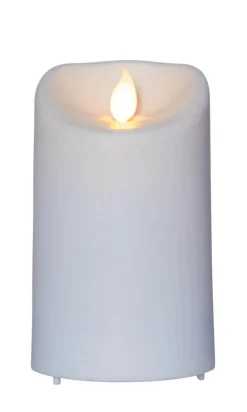 M-TWINKLE LED Blockljus Plast 12,5cm Vit