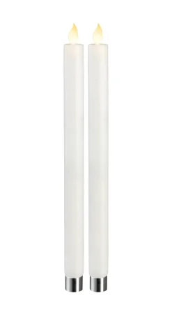 M-TWINKLE LED-Antikljus 2-pack 30cm Vit
