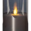 M-TWINKLE LED-Blockljus 12,5cm Svart