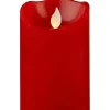 M-TWINKLE LED-Blockljus 12,5cm Röd