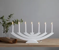 NAVIDA Ljusstake 7L 60cm Vit