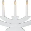 NAVIDA Ljusstake 5L 42cm Vit