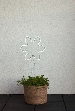 NEONSNOWFLAKE Utomhusdekoration Batteri 60cm Vit IP44