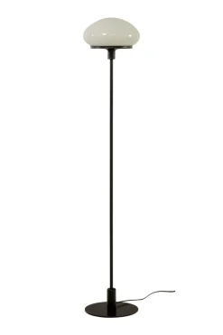 NEW AUGUST Golvlampa 140cm Svart/Opalvit