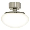 NEW AUGUST Plafond 27cm Krom/Vit